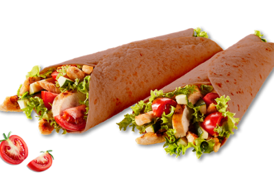 New! Our tomato wraps with 35% veggies