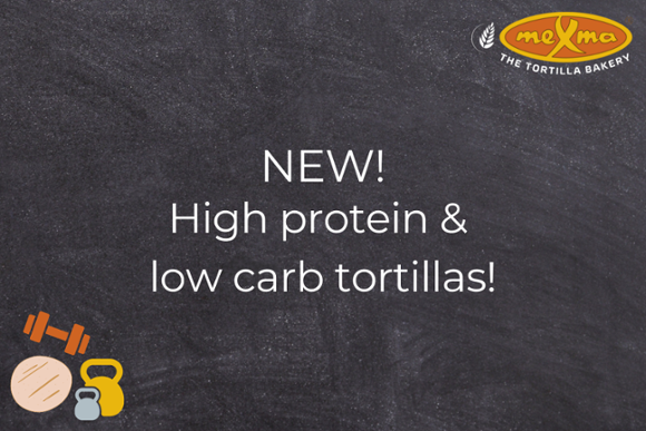Nouveau! Tortillas riches en protéines et faibles en glucides!