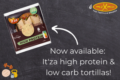  🚀 Launch van onze nieuwe It’za High Protein & Low Carb wraps!